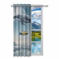 thumbnail image 2 of Mkhert Take Me To The Dream Blackout Window Curtain Drapes Bedroom Living Room Kitchen Curtains 52X84 Inch, 2 of 2