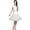 Ivory/S-M(Waist:60-100cm/25.6-39"), variant on Vintage Rockabilly Petticoat for Women Adult Dresses Short Crinoline Half Slip Dance Tutus Skirt Organza