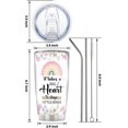 thumbnail image 2 of Teacher Tumbler Teacher Gifts for Women 20 Oz Double Wall Stainless Steel Travel Tumbler, Coffee Cup Outdoor Teacher Appreciation Gifts Teacher Coffee Mug Gifts for Teachers from Students on Birthday, 2 of 6
