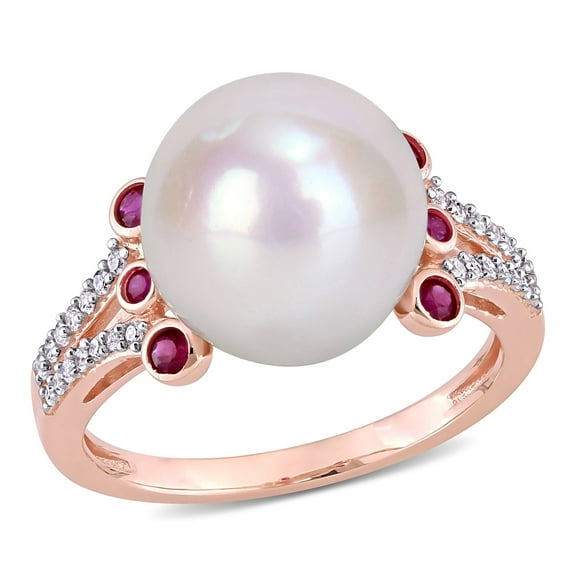 Everly Women's Ruby 10k Rose Gold Ring