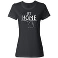 thumbnail image 3 of Inktastic It's Home- State  of Michigan Outline Distressed Text Women's T-Shirt, 3 of 5