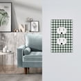 thumbnail image 5 of Haiem Scottish Checkered Pattern Decorative Wall Plates, 1-Gang 5.0" x3.0", Unbreakable Thermoplastic Faceplate Cover for Decorator Receptacle Outlet & Switch-Style S, 5 of 6