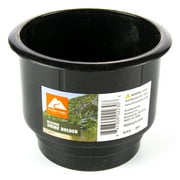 Ozark Trail Black Flush Mount Recessed Marine Drink Holder for Boats, Kayaks, and RVs
