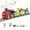 Dinosaur Spraying Vehicle, variant on Train Set for Toddlers with Steam & Music & Lights and 2 Balls Cars Electric Train Toys Magnetic Construction Trucks Birthday Gift for 12 18 Months Boys Girls