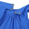 thumbnail image 6 of DPOIS Girls Lyrical Dance Mock Dress Cutout Back Mesh Maxi Skirt Blue 10, 6 of 7