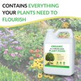 thumbnail image 3 of Organic All-Purpose Liquid Plant Food - Use on All Outdoor Plants: Flower Beds, Vegetable Gardens, Container Gardening | Concentrated Liquid Fertilizer Alternative (32oz, Mixes to 32 Gallons), 3 of 5