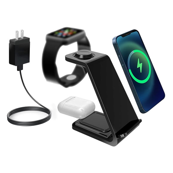 Wireless Charger Stand Qi Fast Charging Dock Station for iPhone 8/Plus/X/XS/XMAX/11/11/12/13/ Pro/Pro Max