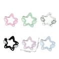 thumbnail image 3 of Star Shape Carabiner Keyring Hook Acrylic Clip for Handbags, Backpacks & Camping Gear Portable Decorative Pendant, 3 of 8