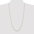 thumbnail image 2 of 10K Yellow Gold necklace Rope chain Diamond-cut 30 in 2 mm, 2 of 5