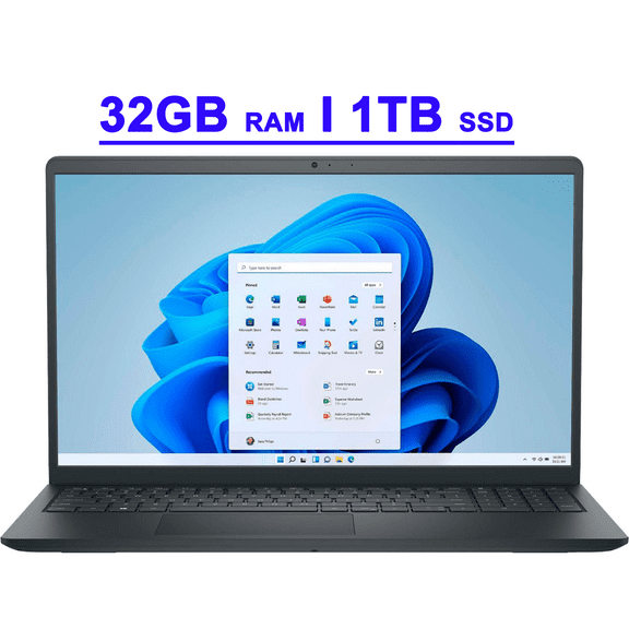 Dell Inspiron 15 3535 Premium Business Laptop 15.6" FHD Anti-glare Touchscreen AMD 8-core Ryzen 7 7730U 32GB DDR4 1TB SSD USB-C ExpressCharge Win11