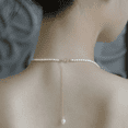 thumbnail image 3 of Collier Pendentif Dame Perle Collier Femme Lumière Luxe, 3 of 4