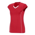 thumbnail image 2 of Augusta Sportswear S Girls Blash Jersey Red/White 1219, 2 of 3