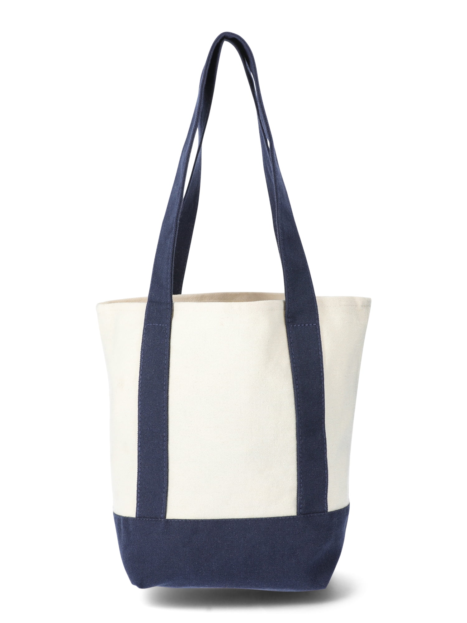 Navy canvas tote online