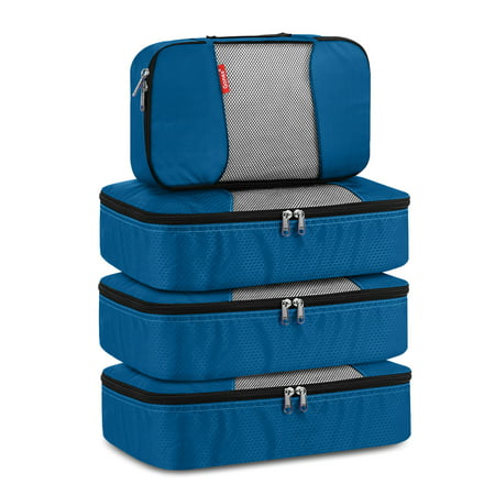 Gonex Packing Cubes Luggage Travel Organizers 3 Medium+1 Small Deep