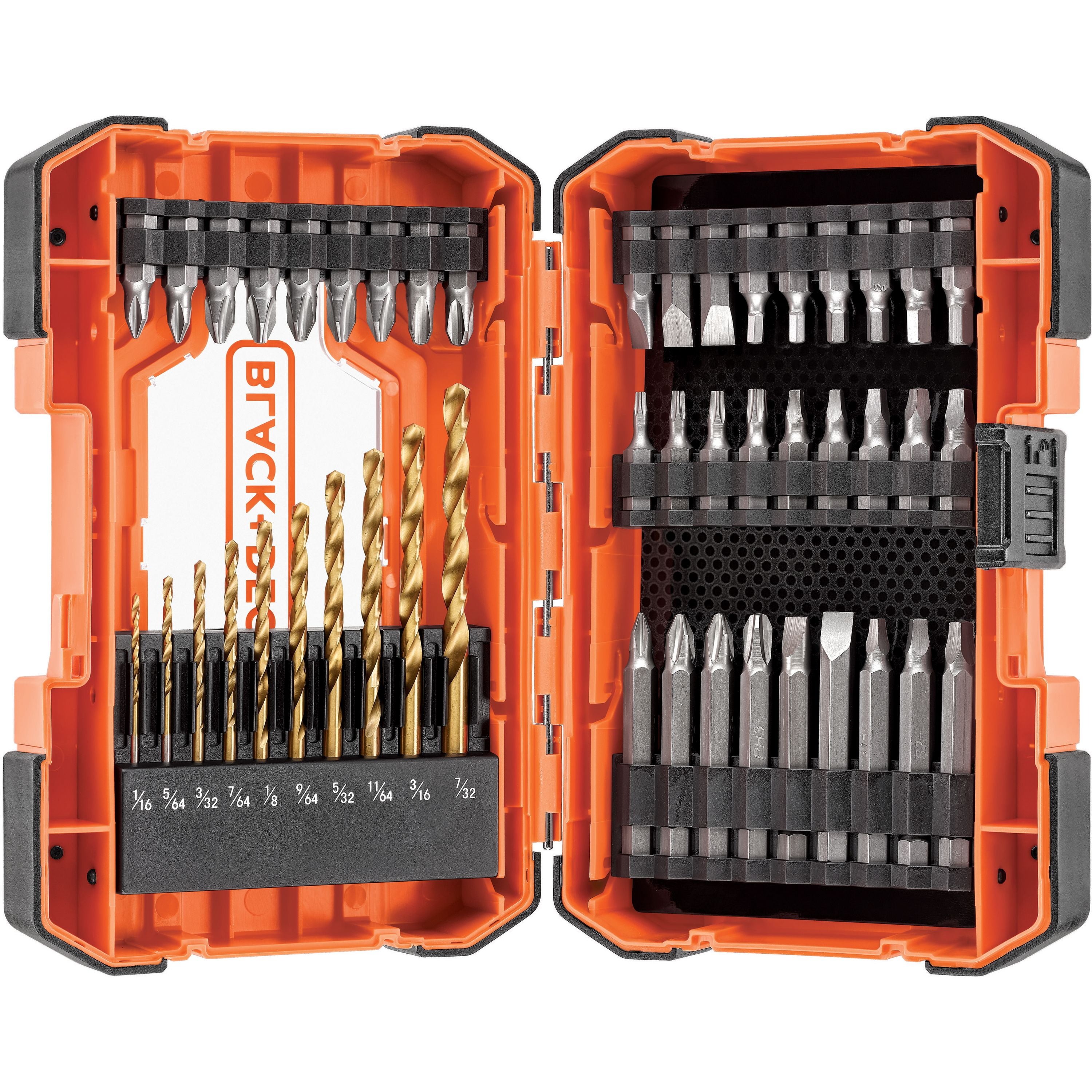 Black + Decker 18 Pc. Drill Bit Set, Drill Bits Sets