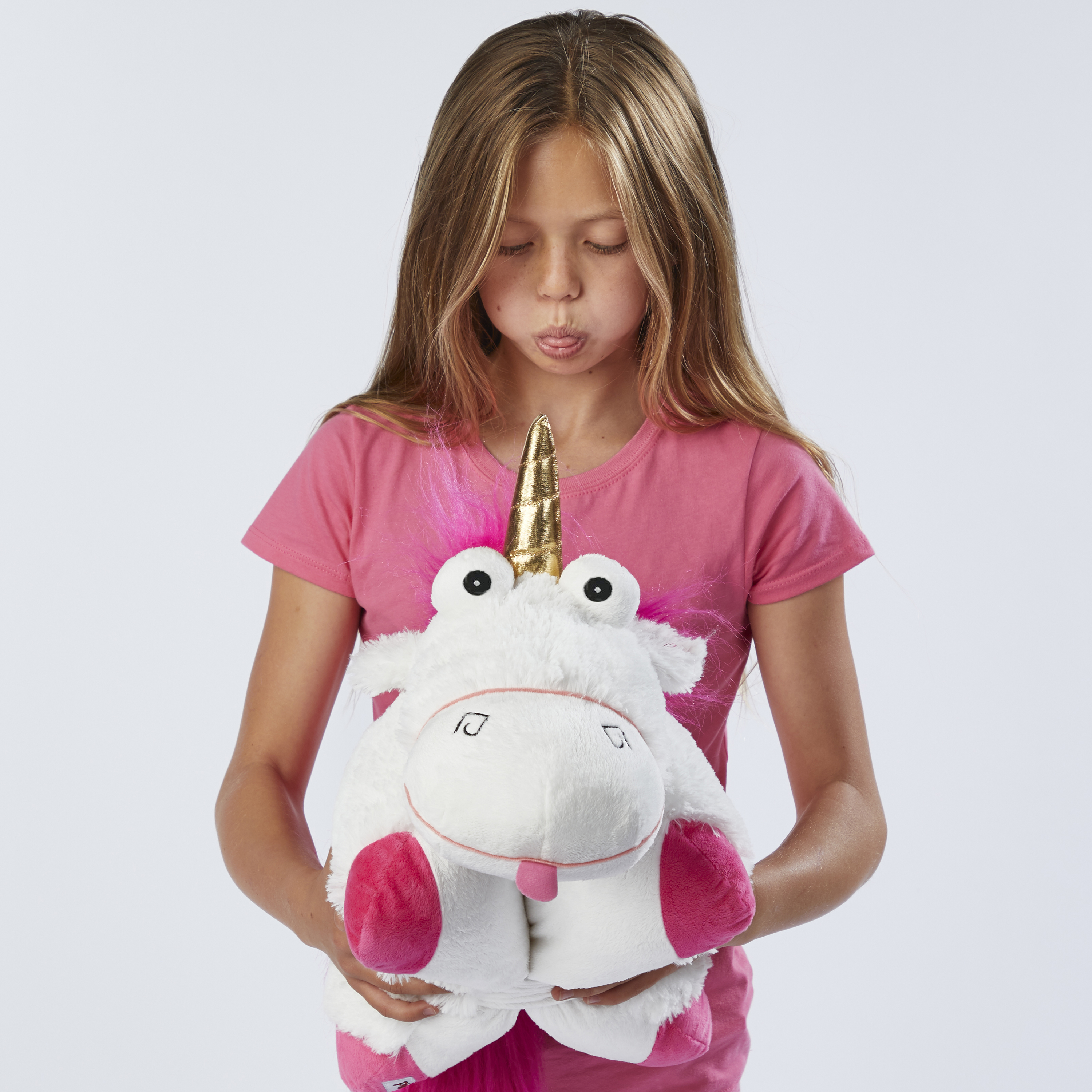 Pillow Pets NBCUniversal Despicable Me Fluffy the Unicorn Stuffed Animal Plush Toy - image 3 of 4
