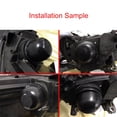 thumbnail image 3 of 2 Pcs Car LED Light Rubber Housing Seal Cap Dust Cover for Headlight & Fog Lamp, 3 of 5