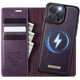 thumbnail image 1 of Compatible con Funda Billetera Desmontable para iPhone 16 Pro Compatible con Magsafe, Soporte para Tarjetero con Bloqueo RFID y Tapa de Cuero PU 2 en 1 Funda Magnética a prueba de Golpes, 1 of 9