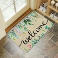 thumbnail image 5 of Floral Welcome Door Mat Spring Summer Flower Front Doormat NonSlip Entrance Rug 30x17 Inches Ideal for Home Indoor/Outdoor Decor Welcome Guests with Grace and Beauty, 5 of 6