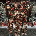 thumbnail image 2 of Penkiiy Christmas Pajamas for Family Matching Cute Long Sleeve Couples Soft Sleepwear One Piece Funny Christmas Pjs Sets L Multicolor, 2 of 6