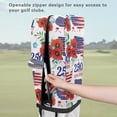 thumbnail image 5 of Yuyamidu 250 Years America Golf Bag Hood Cover Waterproof Rain and Dust Covers with Zipper Hibiscus Easy Access and Storage Golf Bag Top Cover, 5 of 8