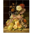 thumbnail image 1 of Ceramic Tile Mural-Schmerling Pauline Koudelka Flowers Tile Mural Contemporary Interior Renovation. 24" w x 30" h using (20) 6 x 6 ceramic tiles, 1 of 3