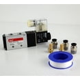 thumbnail image 5 of RIH Pneumatics Solenoid Valve 4V210-08 12V/24V/110V Single Coil Pilot-Operated Electric 2 Position 5 Way Connection Type (1/4"NPT, AC110V), 5 of 7