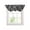 Black White, variant on Navy Blue White Leaves Waterfall Valances for Windows, Spring Pastoral Rustic Botanical Kitchen Sheer Valance Curtains, Rod Pocket Elegant Swag Valances for Living Room Bedroom, 47.2"x38.5", 1 Panel
