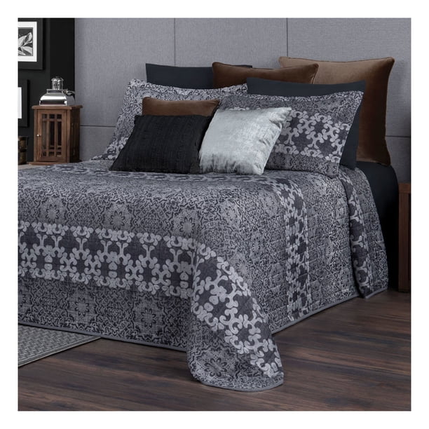 Edredón Ligero Estampado Jacquard Esquimal (Gaia, Matrimonial)