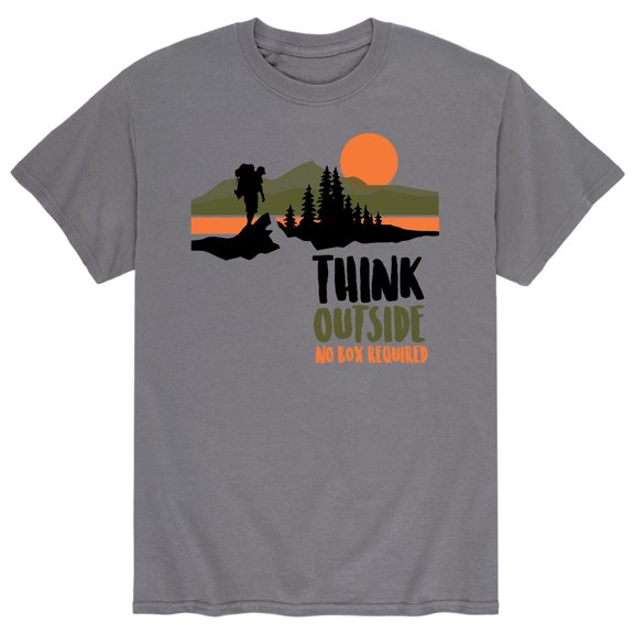 Instant Message - Think Outside - Men's Short Sleeve Graphic T-Shirt
