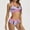 Maillots de Bain Femmes Rose, variante sur Offres du Jour Liquidation Iumwxz Bikini Grande Taille Taille Haute Maillots de Bain Hauts pour Femmes Maillot de Bain Graphique à Rayures Col Rond Maillot de Bain pour Dames Festival Livraison Gratuite