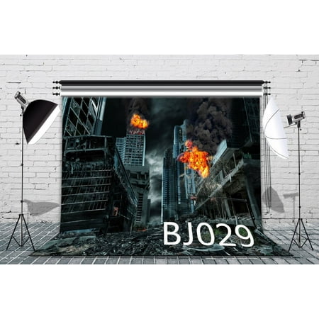 Image of 7x5ft Flames of War Photography Backdrop Photo Background Studio Prop