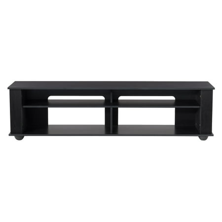 CorLiving Bakersfield TV Stand, For TV's up to 85" - Ravenwood Black