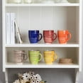 thumbnail image 6 of Malacasa Coffee Mugs Set of 6, 13oz Large Porcelain Mug, Ceramic Tea Cups with Handle, Multicolour Rustic Chic Style, 6 of 8