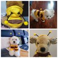 thumbnail image 4 of Cat Bee Antennae Costume, Hoodies Cute Bee Stripes, Pet Bee Costume Hooded, Dog Kitten Puppy Pet Apparel, Soft Holiday Cosplay, Funny Outfits Clothes, for Cosplay, 4 of 6