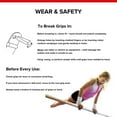 thumbnail image 2 of Barra asimétrica Gymnastics Grips Reisport para mujer, doble hebilla, 2 of 2