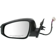 Mirror Compatible With 2013-2015 Toyota Rav4 Left Driver Side Heated In-Housing Signal Light Paintable Kool-Vue