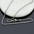 thumbnail image 3 of 3.6mm Stainless Steel Chain Necklaces Popcorn Link Chain ( Available Length 18", 20", 22", 24"), 3 of 6