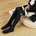 thumbnail image 5 of Esaierr Toddler Girls Knee High Socks Kids Cute Knee High Stockings Soft Cotton Socks 2 Pairs for 3-13 Years Old, 5 of 9