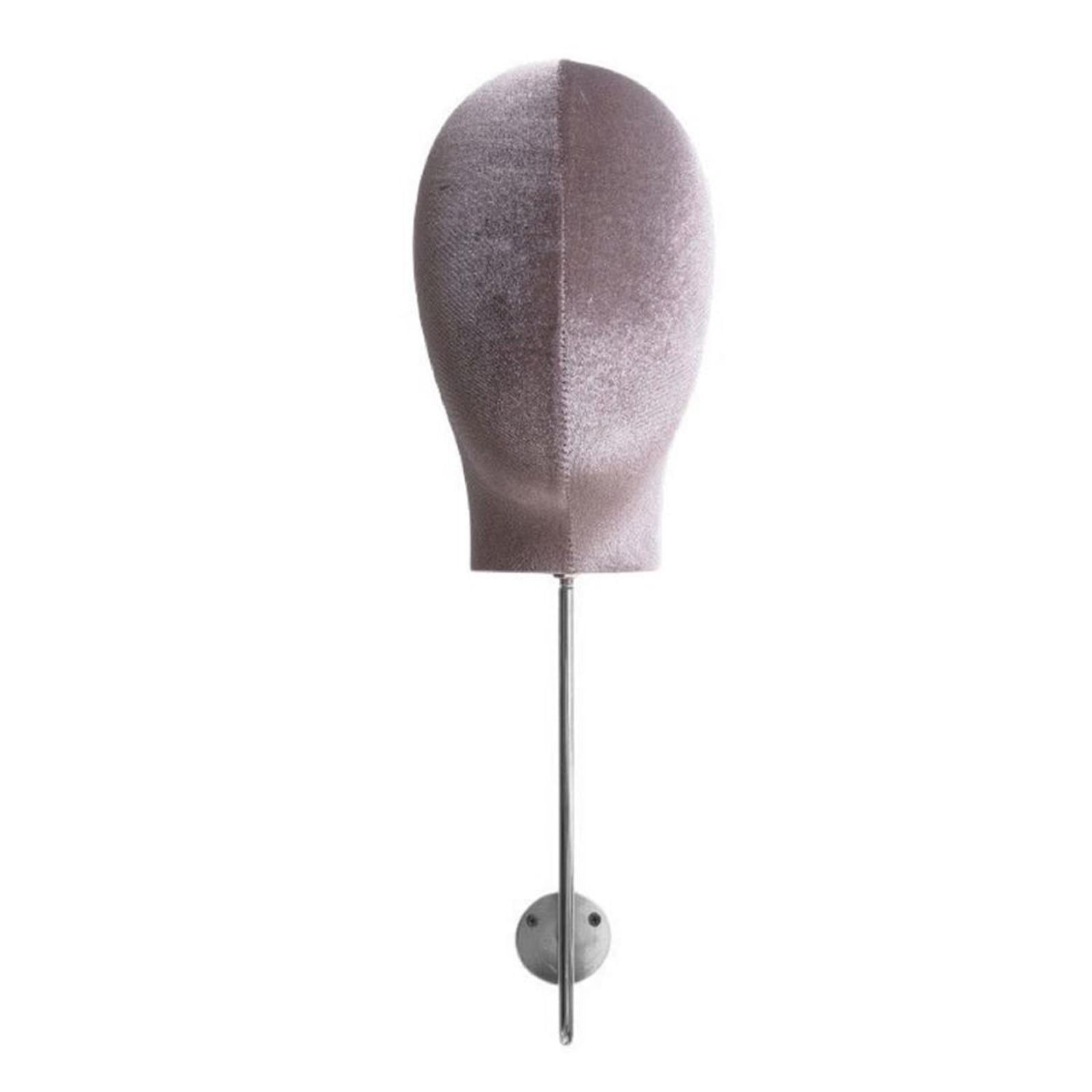 Serenable Mannequin Head Model, Hat Display, Mannequin Head, Modern Fashionable Portable Storage Rack for Making Styling Shopping Malls Gray
