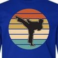 thumbnail image 4 of Inktastic Karate Martial Arts Silhouette Long Sleeve Youth T-Shirt, 4 of 5