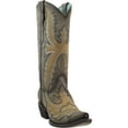 thumbnail image 2 of Corral Boots Womens Two Toned TooledInlay  Snip Toe Cowboy  Casual Mid Calf, 2 of 7