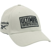 Reebok Mens Ultimate Fighting Championship Baseball Cap, Grey, One Size