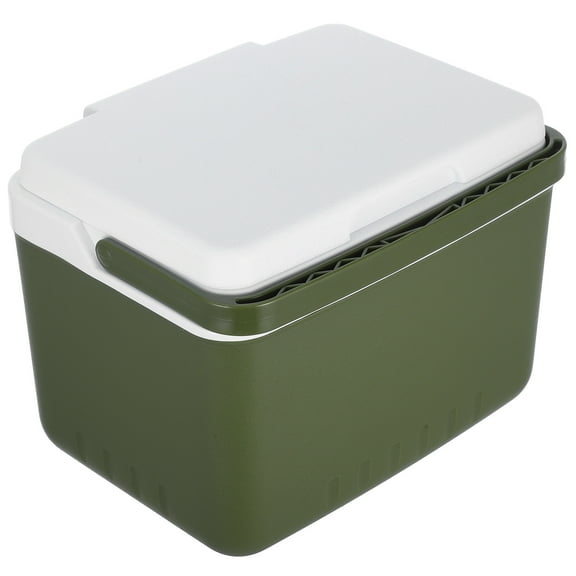 OUNONA Portable Car Cooler for Vehicle Fishing Water Anti-reverse Olive Green