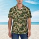 thumbnail image 2 of Fotbe Camouflag Camisa Hawaiana para Hombre Unisex – Camisa Casual de Verano con Botones de Manga Corta de Algodón y Lino,XX-Large, 2 of 7