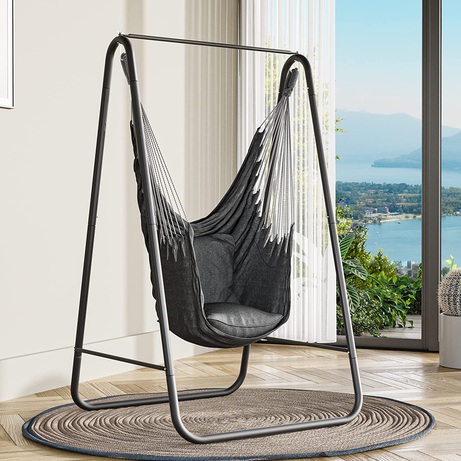 YITAHOME Hammock Chair with Stand Heavy Duty with Hanging Swing Chair