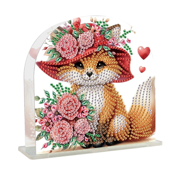 Kit Soporte para Papel Con Pintura Artística Diamantes 5D DIY Servilletas Artesanía Acrílica Escritorio Del
