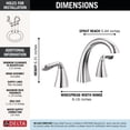 thumbnail image 4 of Delta Faucet 35840LF Arvo Grand, Chrome, 4 of 7