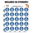 thumbnail image 3 of Real Madrid FC White Crest Planner Calendar Scrapbooking Crafting Stickers - 50 1" Opaque Stickers, 3 of 6
