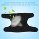 thumbnail image 4 of Rodilleras unisex transpirables antideslizantes de silicona que absorben los golpes, soporte ortopédico negro L YUNYI BRAND  Deportes, 4 of 8